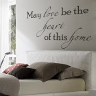 Muursticker may love be the heart