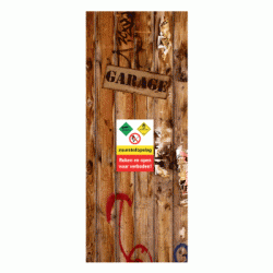 Deursticker Garage Opslag