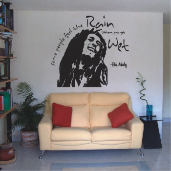Muursticker Bob Marley