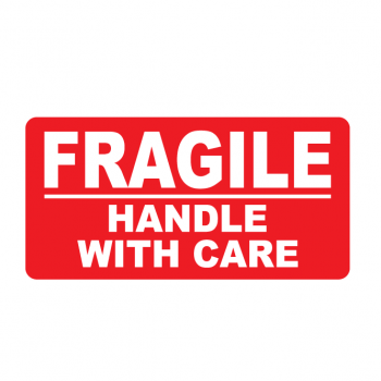Fragile sticker 10 x 20 cm