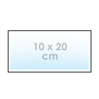 Ontwerp online: sticker 10 x 20 cm